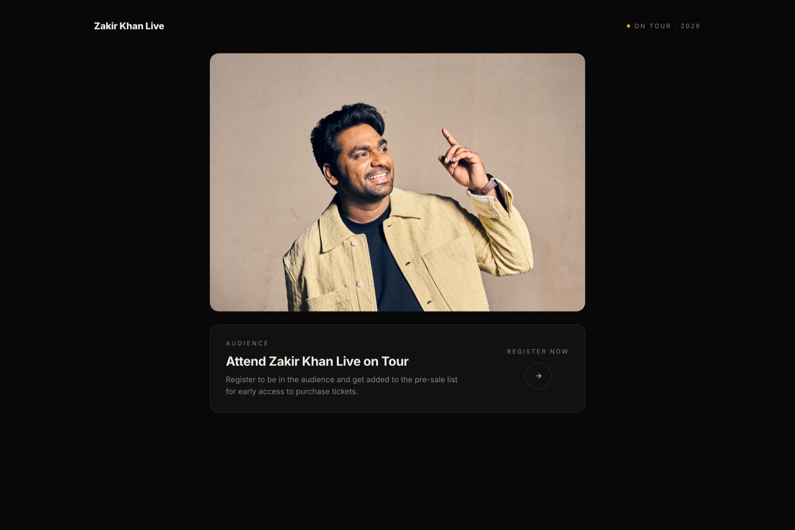 Zakir Khan Live